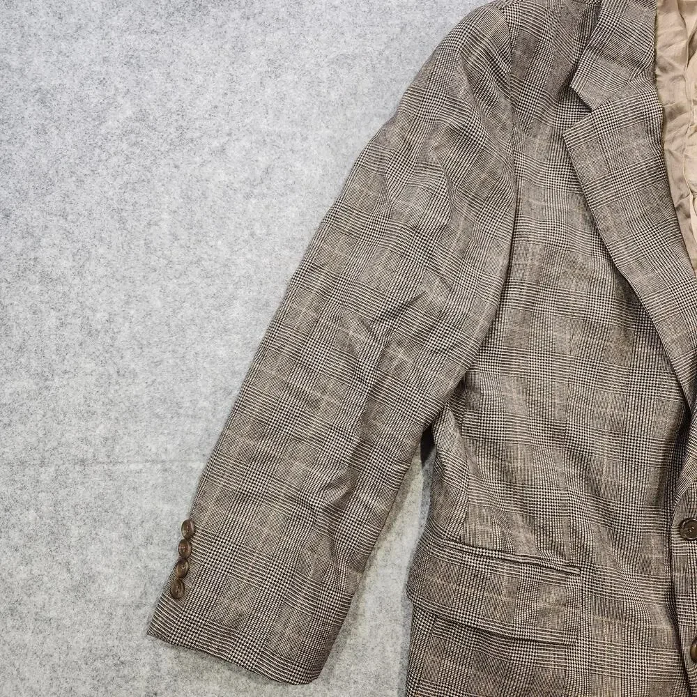 RRL Ralph Ralph Lauren Blazer Mens‎ 40R? Plaid Pure New Wool Sport Coat Jacket